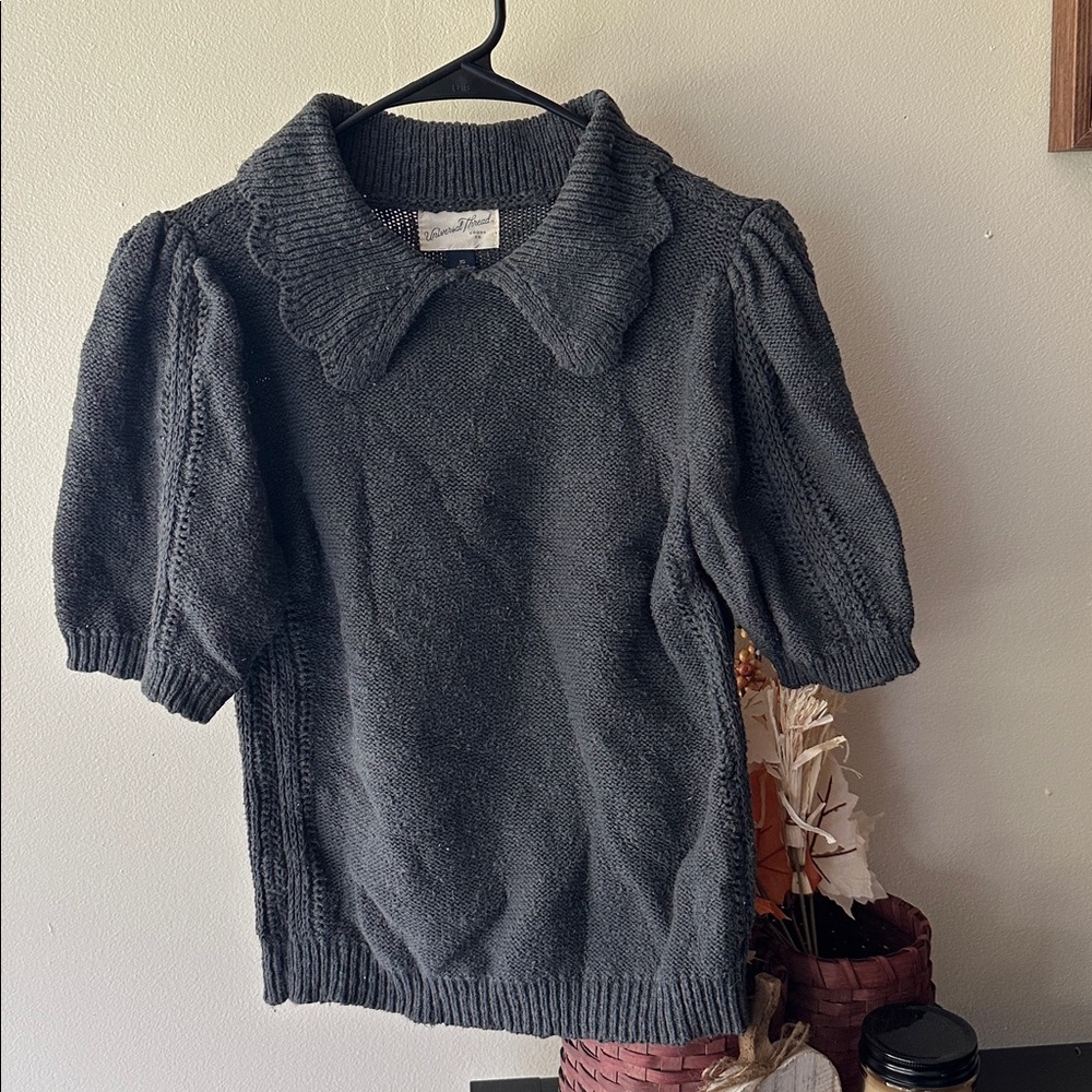 Dark academia knit top